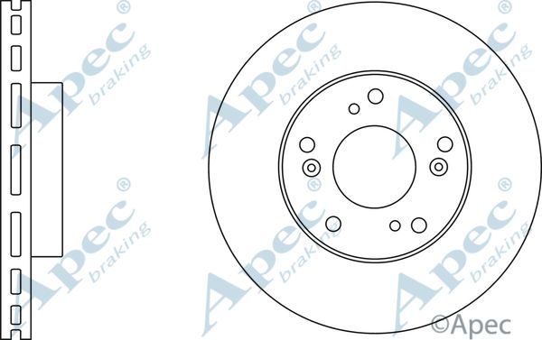 APEC BRAKING stabdžių diskas DSK2618